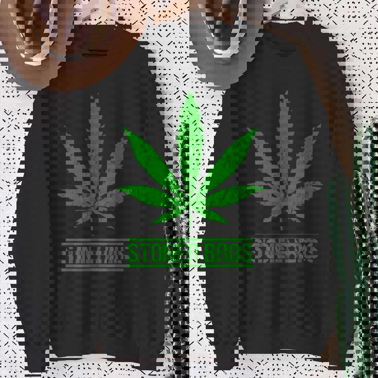 Stoner Bros マリファナ Cannabis Weed スウェットシャツ 年配の女性への贈り物