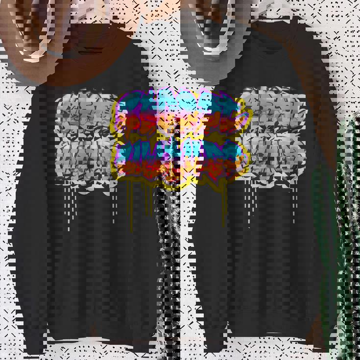 Street Culture グラフィティ・スタイルのアーバン・ストリートウェア スウェットシャツ 年配の女性への贈り物