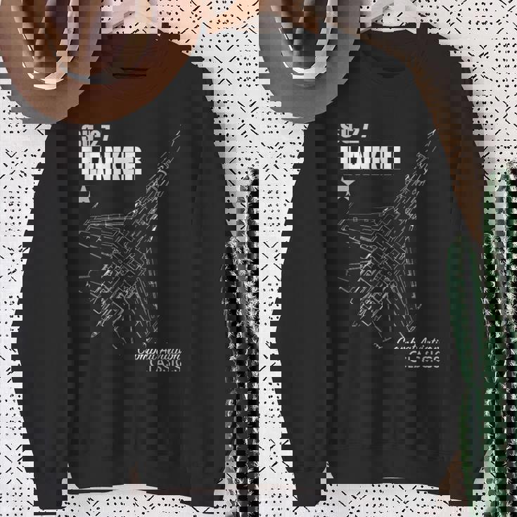 Su-27 フランカー スウェットシャツ 年配の女性への贈り物