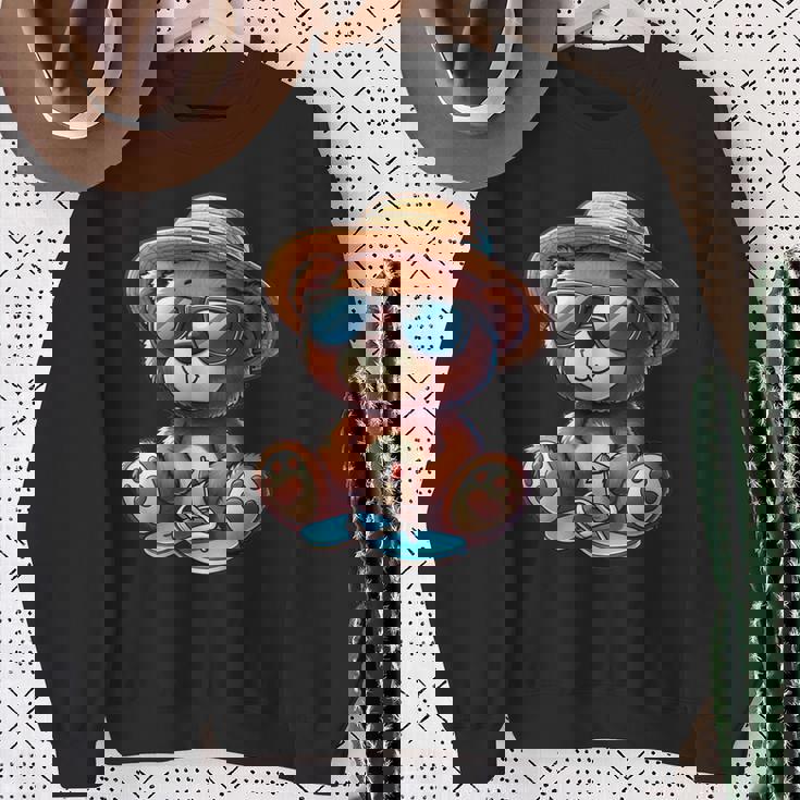 Summeribes テディベア 完璧な夏プリント スウェットシャツ 年配の女性への贈り物