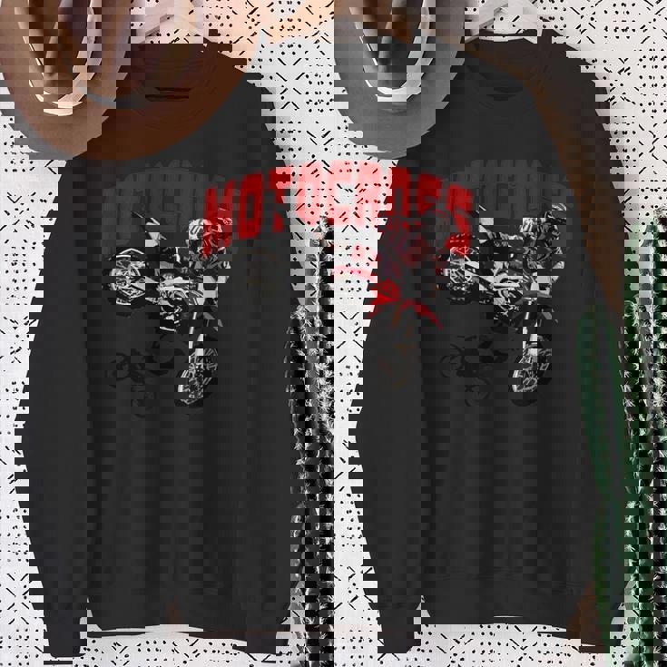 Supercross Motocross Gear Love Race Motorcycle スウェットシャツ 年配の女性への贈り物