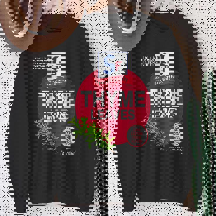 Thyme Leaves Halloween Spice Costume Group Matching Sweatshirt Unisex Gifts for Old Women