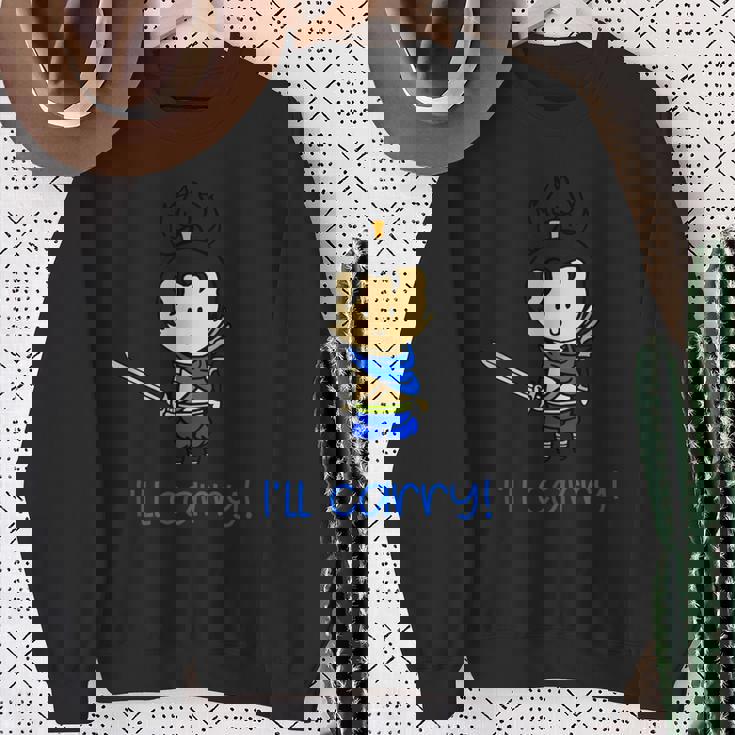 I Wear Chibi League Heroes ユースゲーム メンズ レディース スウェットシャツ 年配の女性への贈り物