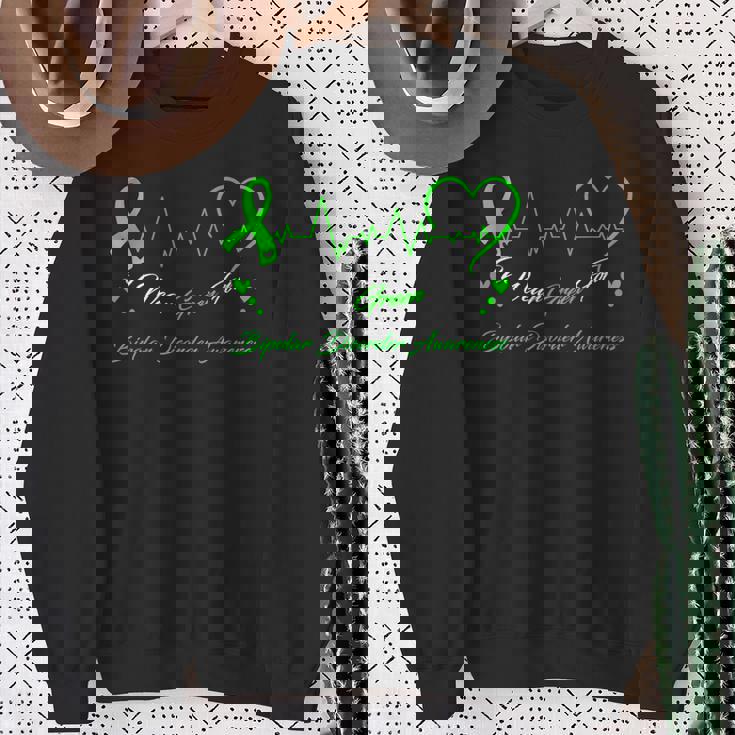 I Wear Green For Bipolar Disprder Awareness スウェットシャツ 年配の女性への贈り物