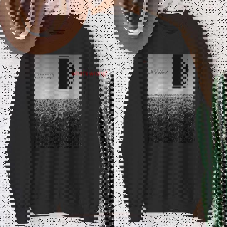 Weirdcore Aesthetictrangecore不気味なシャドウドリームコア スウェットシャツ 年配の女性への贈り物