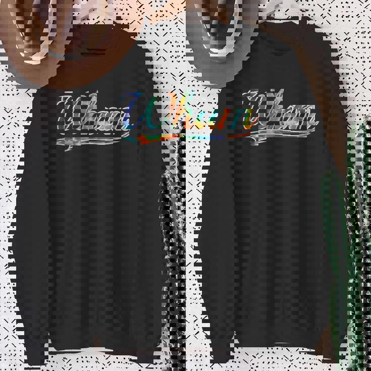 Wham Comic Booktyle Retroound Effect Tie Dyeintage スウェットシャツ 年配の女性への贈り物