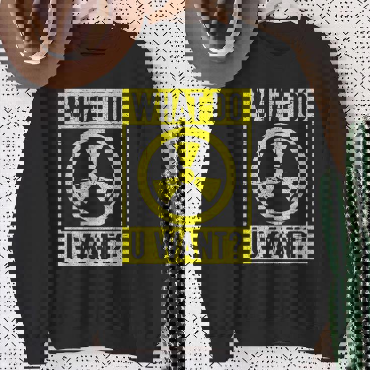 What Do U Want 原子力エンジニア スウェットシャツ 年配の女性への贈り物