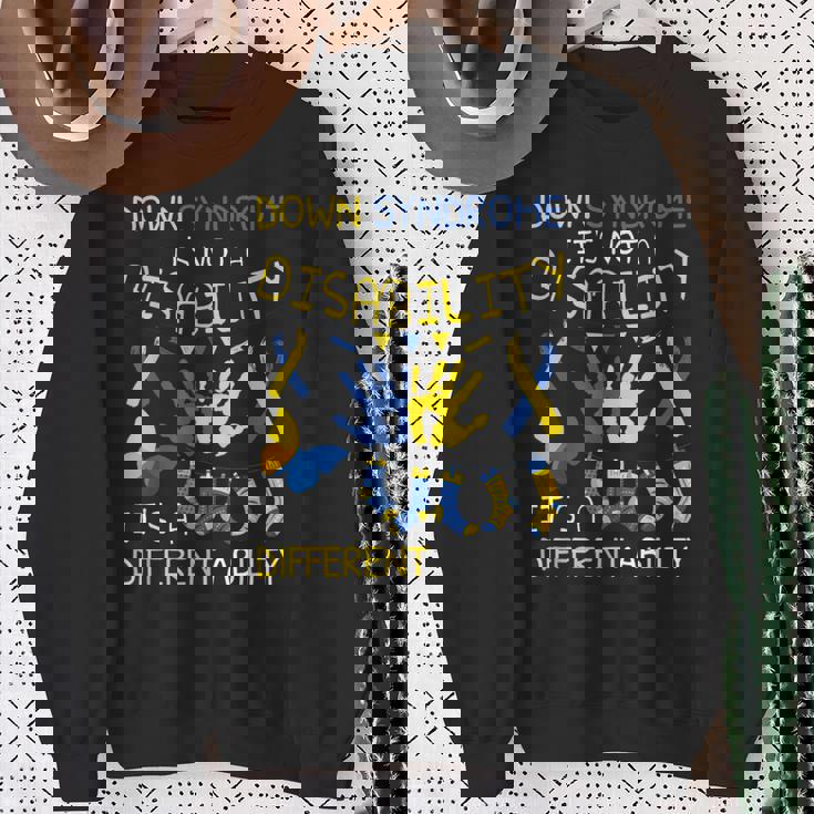 World Downyndrome Day ダウン症啓発 スウェットシャツ 年配の女性への贈り物