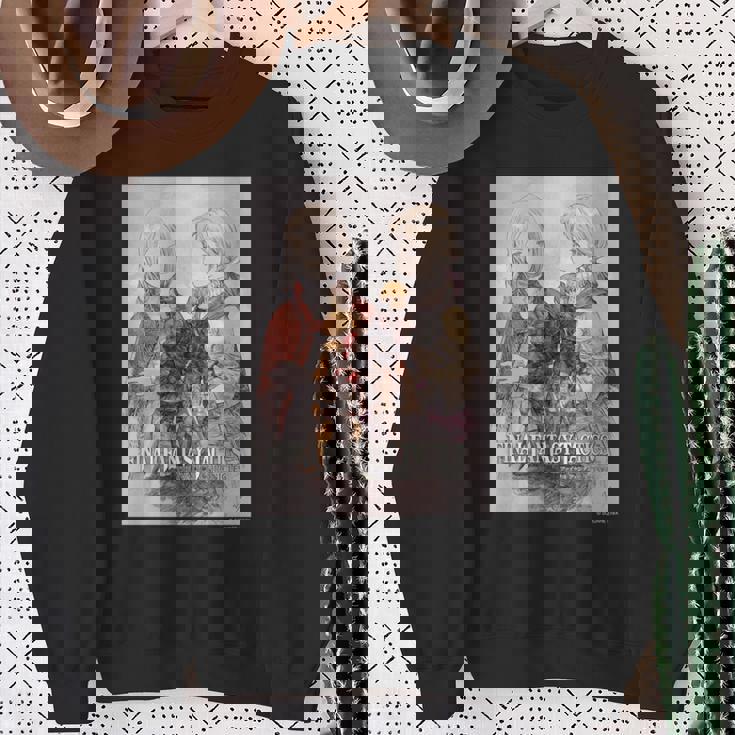 『ファイナルファンタジータクティクス – イヴァリース クロニクルズ』 キービジュアル 長袖tシャツ スウェットシャツ 年配の女性への贈り物