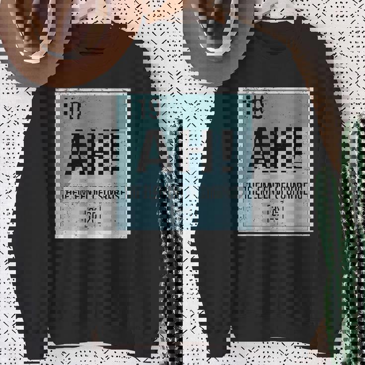 あぁ サプライズ化学の要素 サイエンスユーモア スウェットシャツ 年配の女性への贈り物