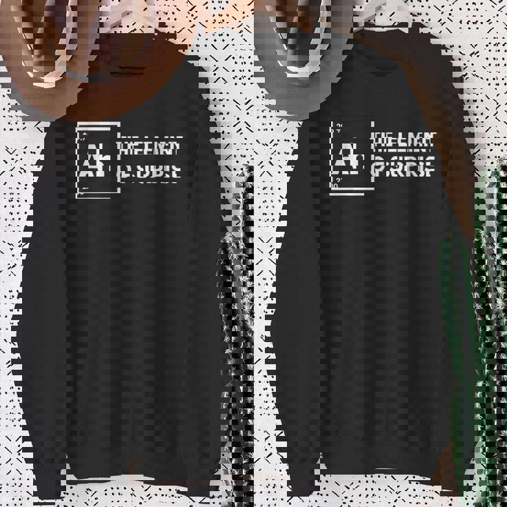 ああ、驚きの要素 化学 科学 ユーモア 先生 スウェットシャツ 年配の女性への贈り物