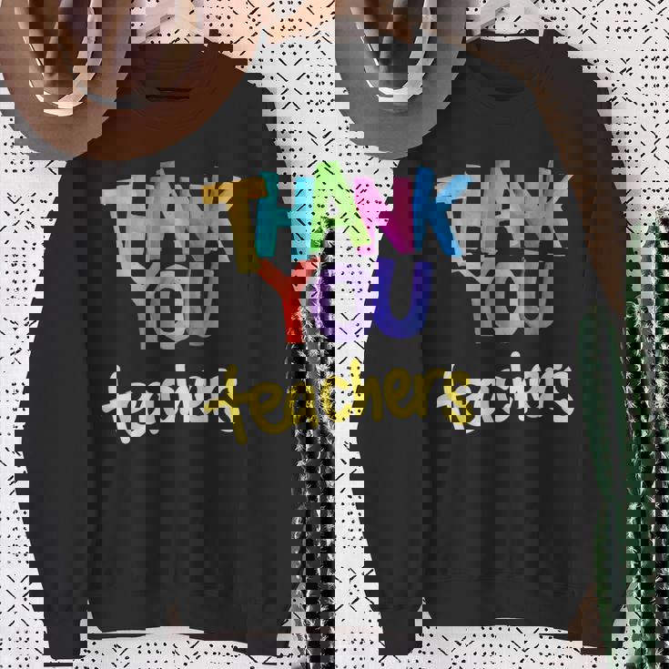 ありがとう 先生 感謝 卒業 スウェットシャツ 年配の女性への贈り物