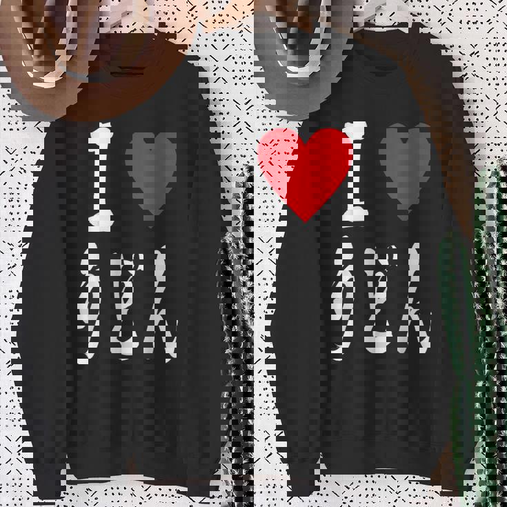 うどん好き 日本の食通 ラブうどん すきまみ スウェットシャツ 年配の女性への贈り物