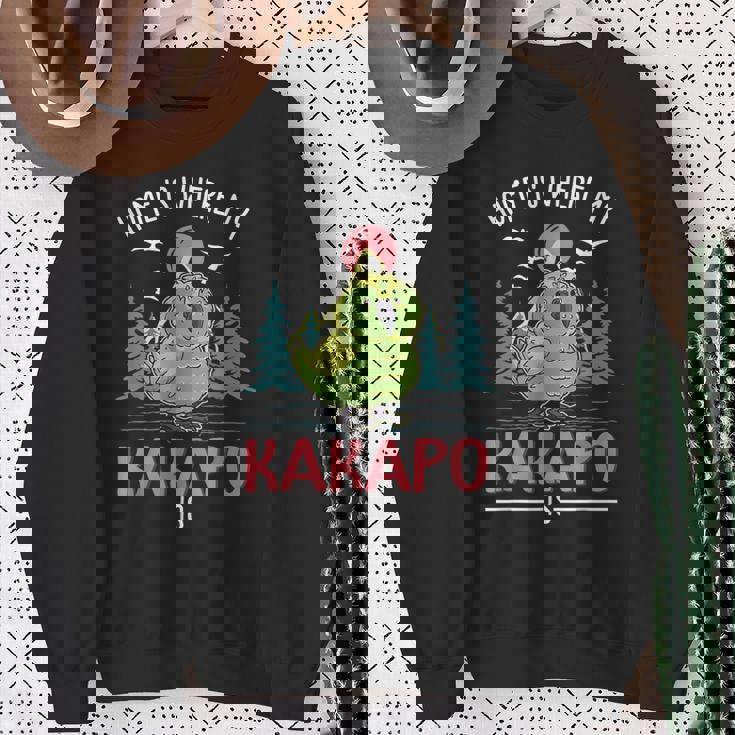 おうちは私のカカポがカカポ スウェットシャツ 年配の女性への贈り物