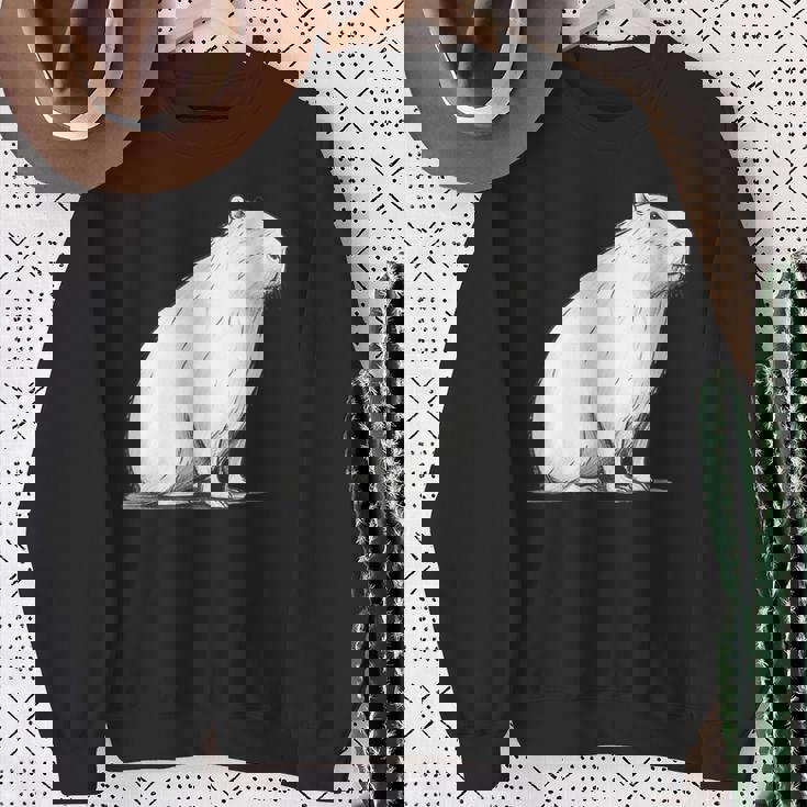 かわいいカピバラ カピバラ・カピバラ スウェットシャツ 年配の女性への贈り物