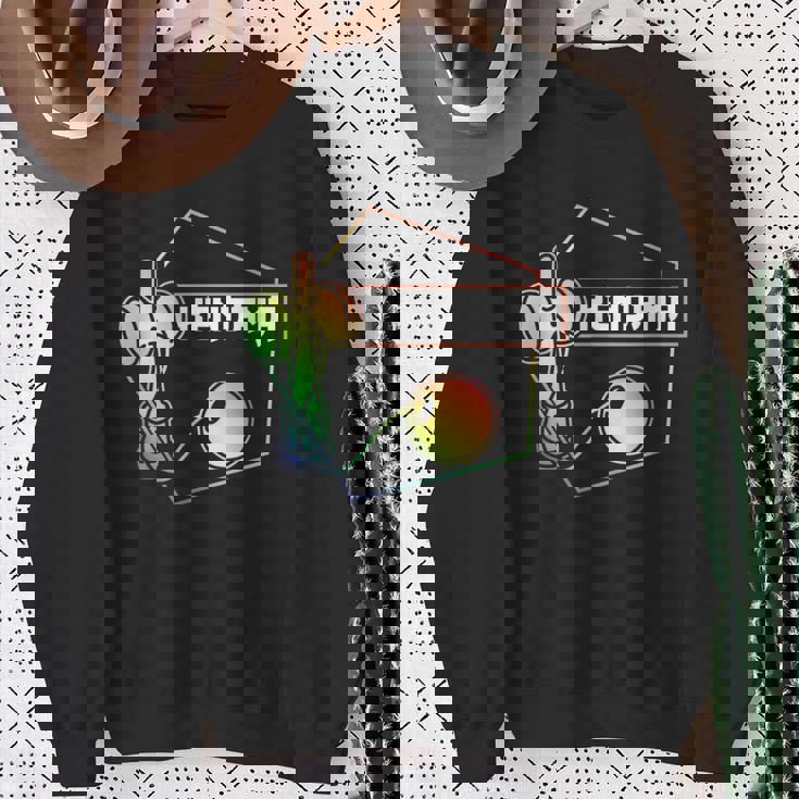 けん玉グッズ ウォーターカラーデザイン スウェットシャツ 年配の女性への贈り物