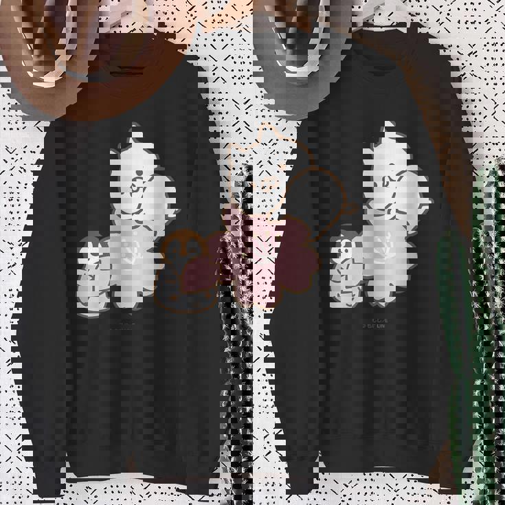 ねこぺん日和 桜 スウェットシャツ 年配の女性への贈り物