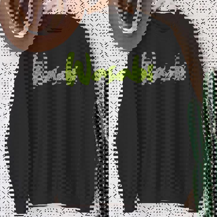 わさびハロウィンコスチュームごっこ I'm Wasabi Fun スウェットシャツ 年配の女性への贈り物