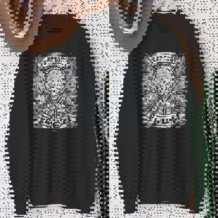 アイ・スピーク・フルーエント・ピックルボール スウェットシャツ 年配の女性への贈り物