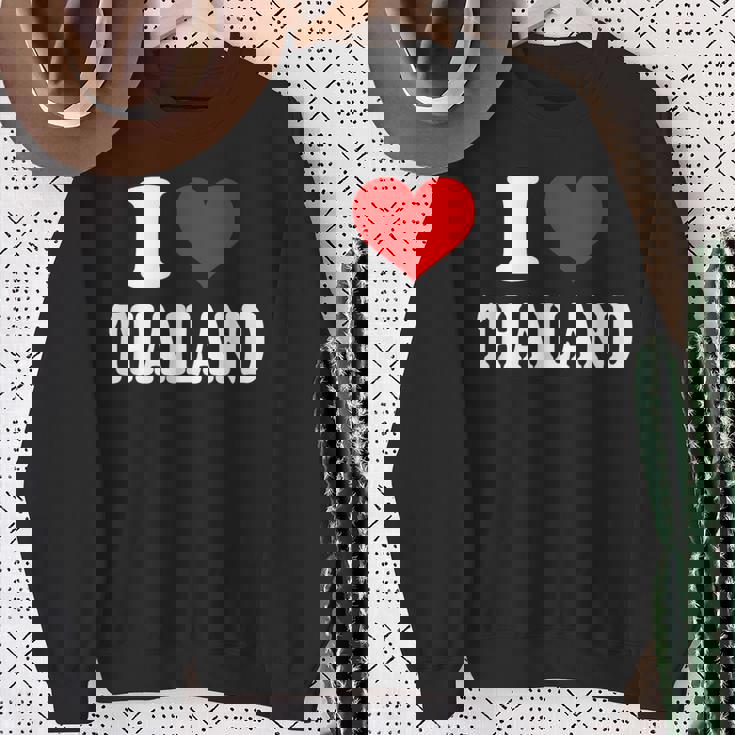 アイ・ラブ・タイランド スウェットシャツ 年配の女性への贈り物