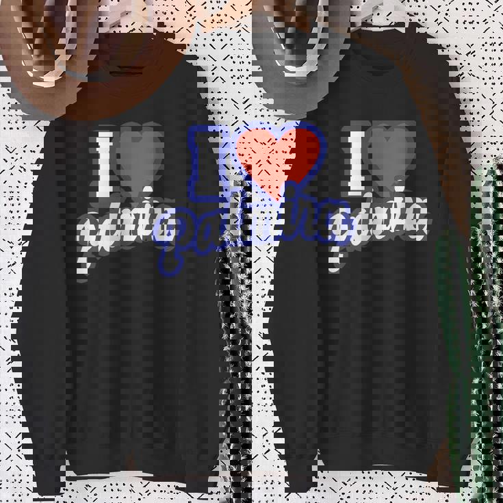 アイ・ラブ・パルミラ スウェットシャツ 年配の女性への贈り物