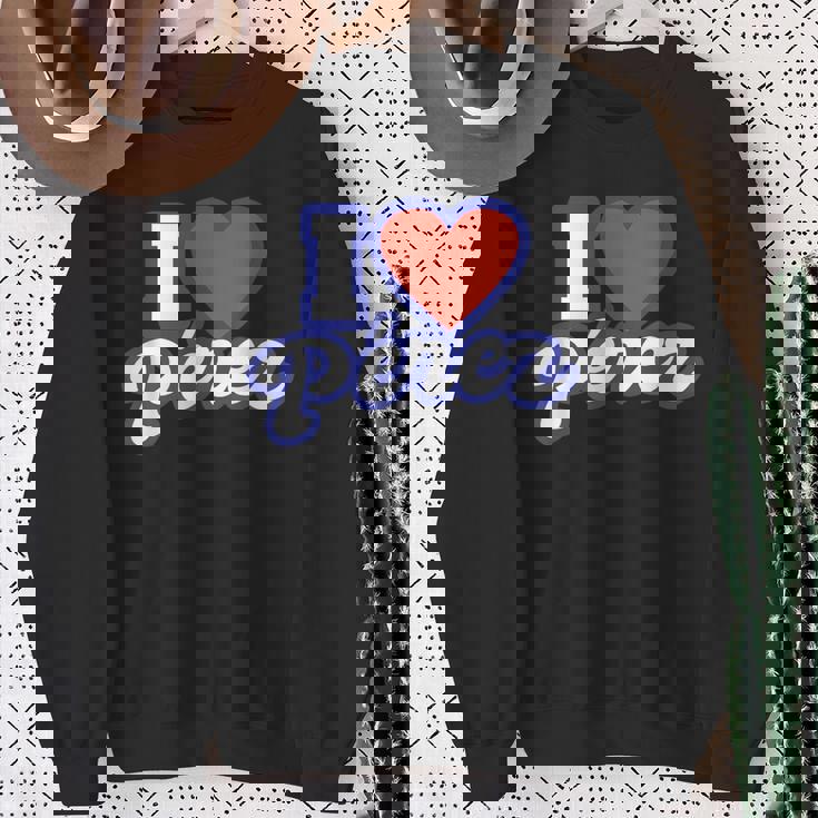 アイ・ラブ・ペレス スウェットシャツ 年配の女性への贈り物