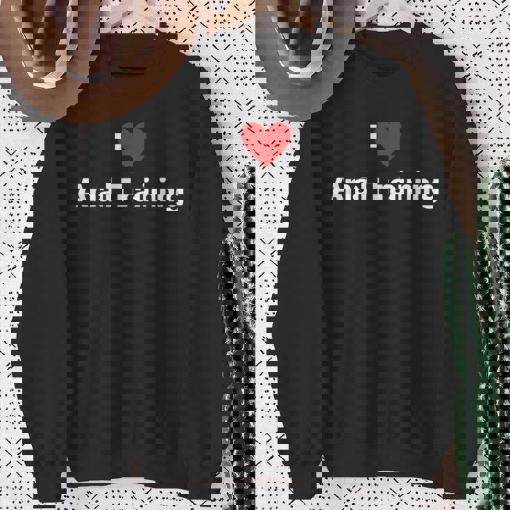 アナルトレーニングが大好き スウェットシャツ 年配の女性への贈り物