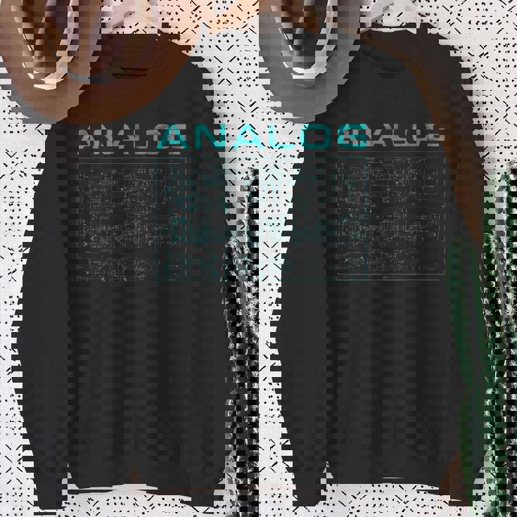 アナログシンセ・キーボード・シンセサイザー スウェットシャツ 年配の女性への贈り物