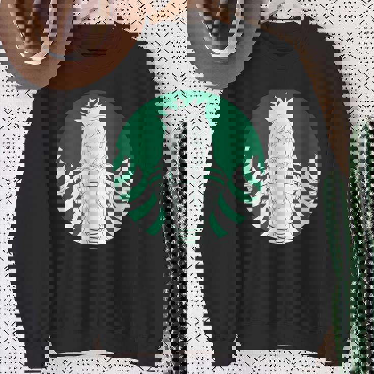 アニメスターセクシーセーラーグリーンマーメイドデザイン。 スウェットシャツ 年配の女性への贈り物