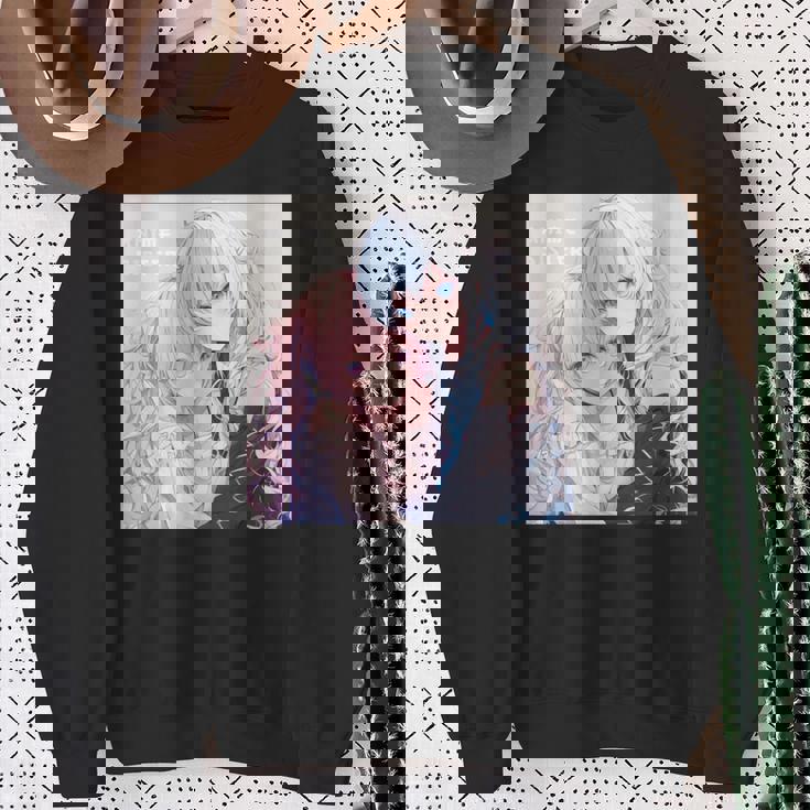 アニメ少女 姉オタク 長袖tシャツ スウェットシャツ 年配の女性への贈り物