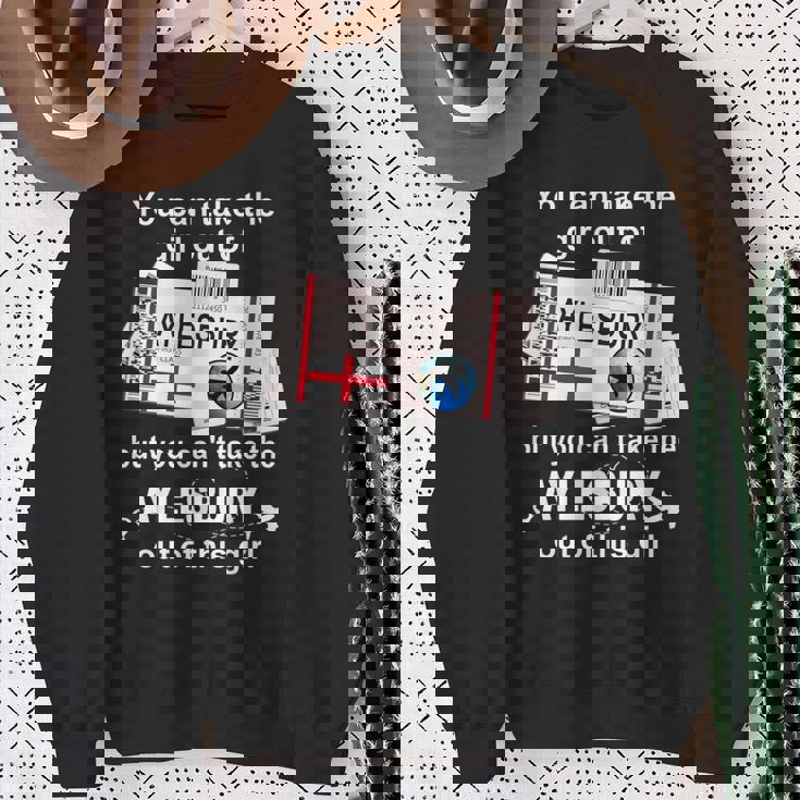 アリスバーリー・ボーディング・パス-アリスバーリー・ガール-アリスバーリー 長袖tシャツ スウェットシャツ 年配の女性への贈り物