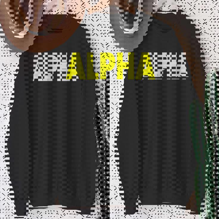 アルファ 長袖tシャツ スウェットシャツ 年配の女性への贈り物