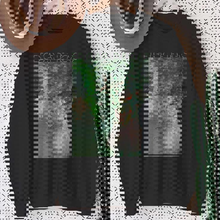 アーティストやバレリーナのための舞台裏エドガー・ドガ・ダンサーズ スウェットシャツ 年配の女性への贈り物