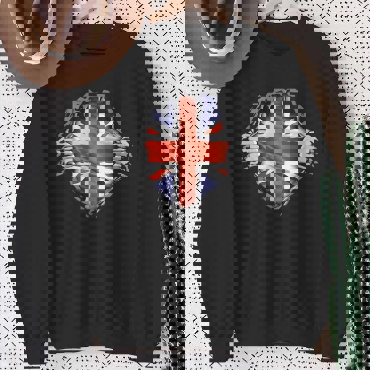 イギリス 愛国心 イギリス国旗 ユニオンジャック イギリス帝国 スウェットシャツ 年配の女性への贈り物