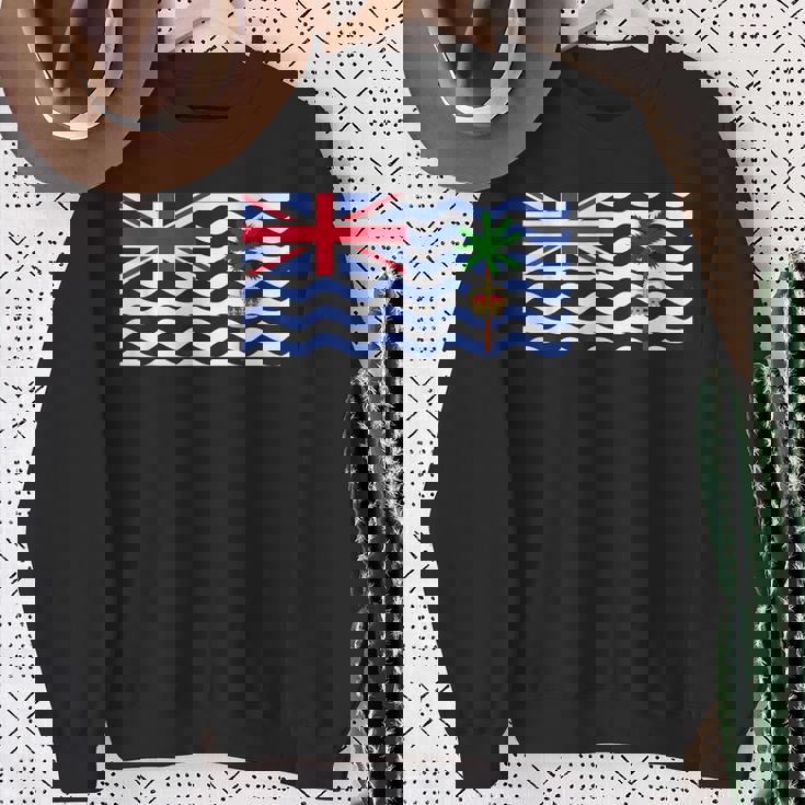 イギリス領インド洋地域の国旗 スウェットシャツ 年配の女性への贈り物