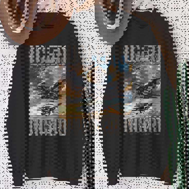 イタリア ブレイン ロット キャラクター ヌクレアロ 恐竜 キッズ ミーム スウェットシャツ 年配の女性への贈り物