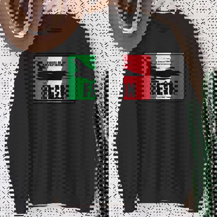 イタリアン F-16 ファルコンパッチ スウェットシャツ 年配の女性への贈り物