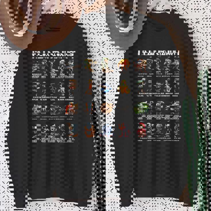 イタリアンブレインロット2面 スウェットシャツ 年配の女性への贈り物