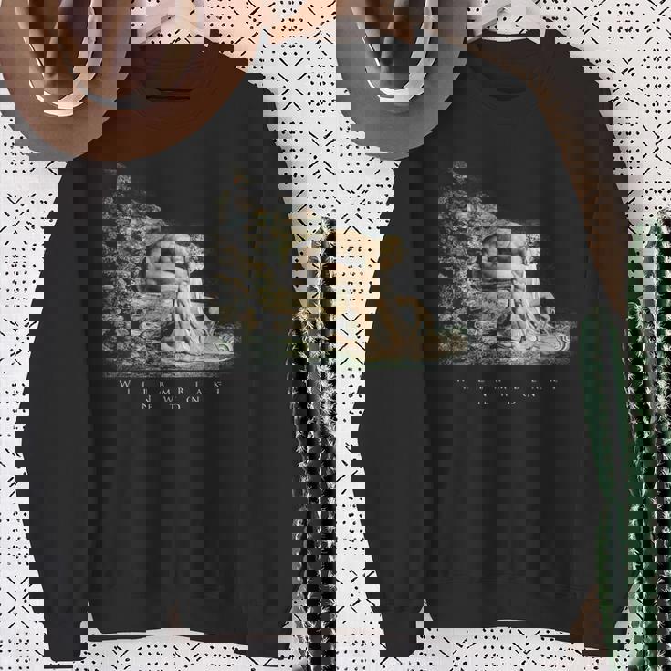 ウィリアム・ブレイク アイザック・ニュートンの肖像 物理学者 科学 芸術 William Blake Newton スウェットシャツ 年配の女性への贈り物