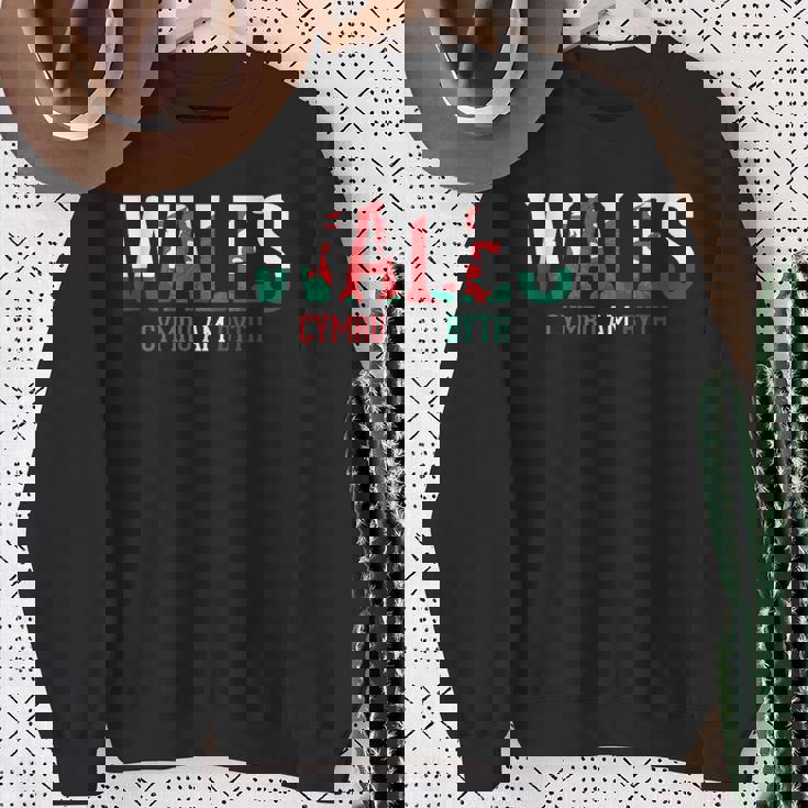 ウェールズ ラグビー フラッグ ウェールズ スウェットシャツ 年配の女性への贈り物