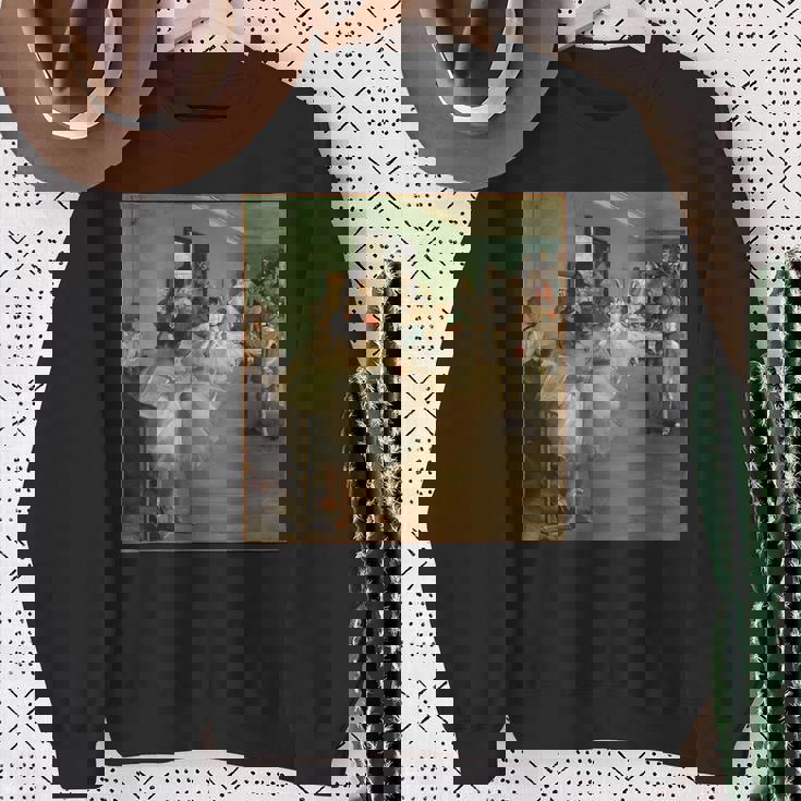 エドガー・ドガ ダンスクラス バレエ 印象派 アート スウェットシャツ 年配の女性への贈り物