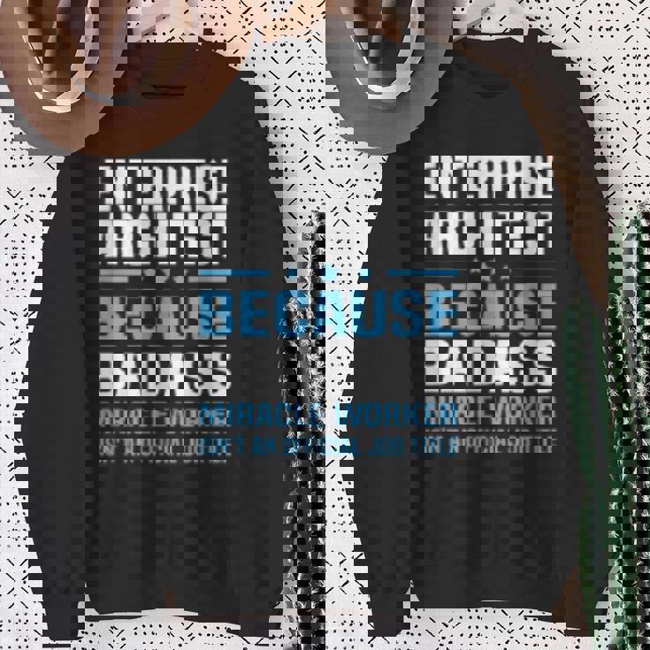 エンタープライズアーキテクトtシャツ スウェットシャツ 年配の女性への贈り物