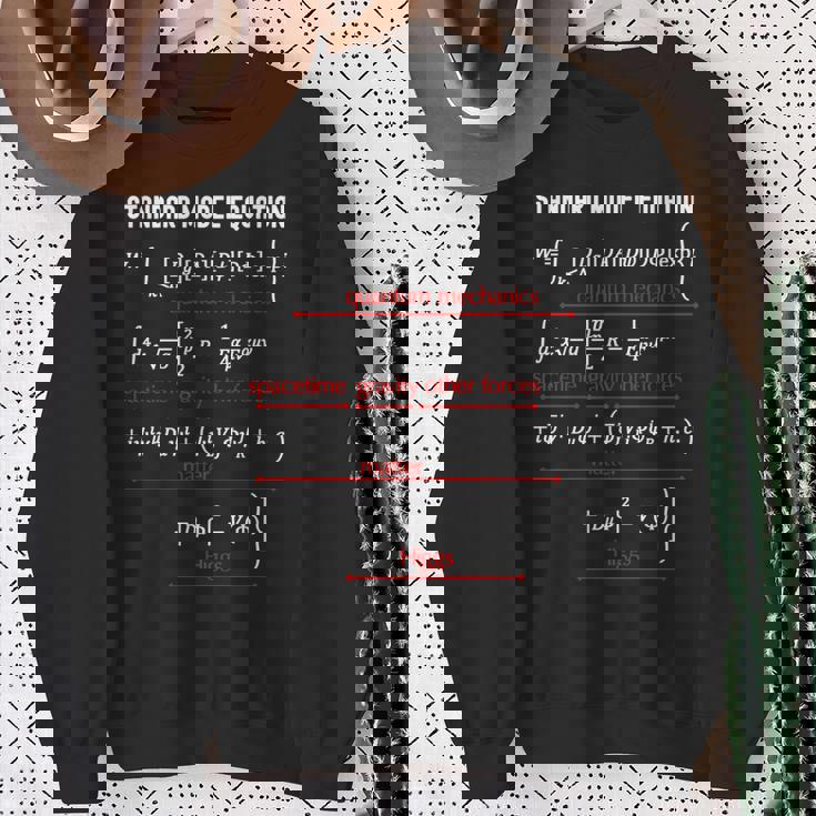 オタク標準模型方程式 物理学 数学科 先生 長袖tシャツ スウェットシャツ 年配の女性への贈り物