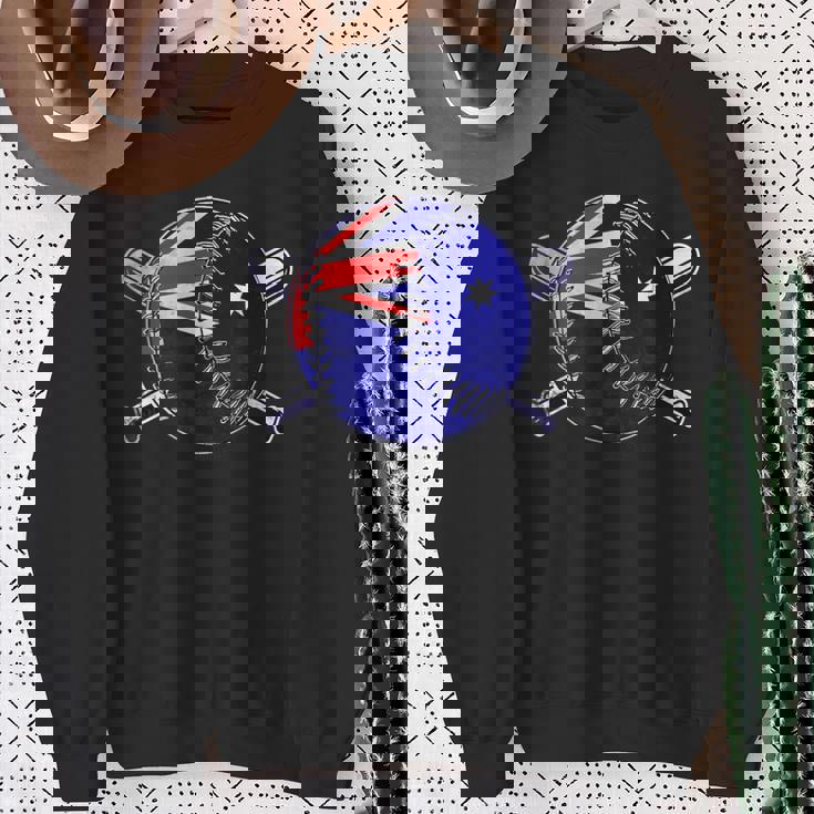 オーストラリアンベースボールスポーツ オーストラリア野球チーム スウェットシャツ 年配の女性への贈り物