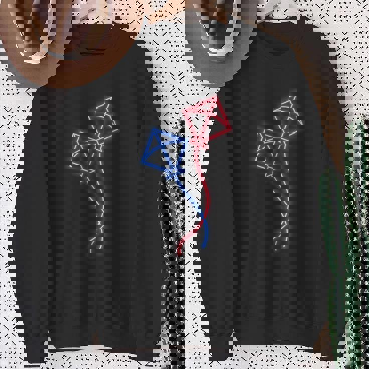 カイト フライング カイト ライディング ザ ウィンド カイト フライング プロフェッショナル スウェットシャツ 年配の女性への贈り物