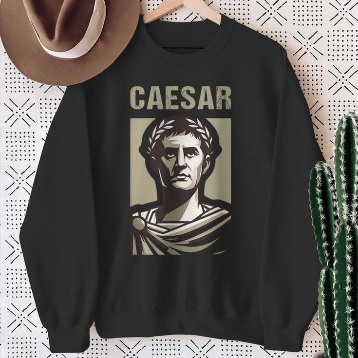 カエサル 古代ローマ ガイウス・ユリウス・カエサル ローマの歴史 スウェットシャツ 年配の女性への贈り物