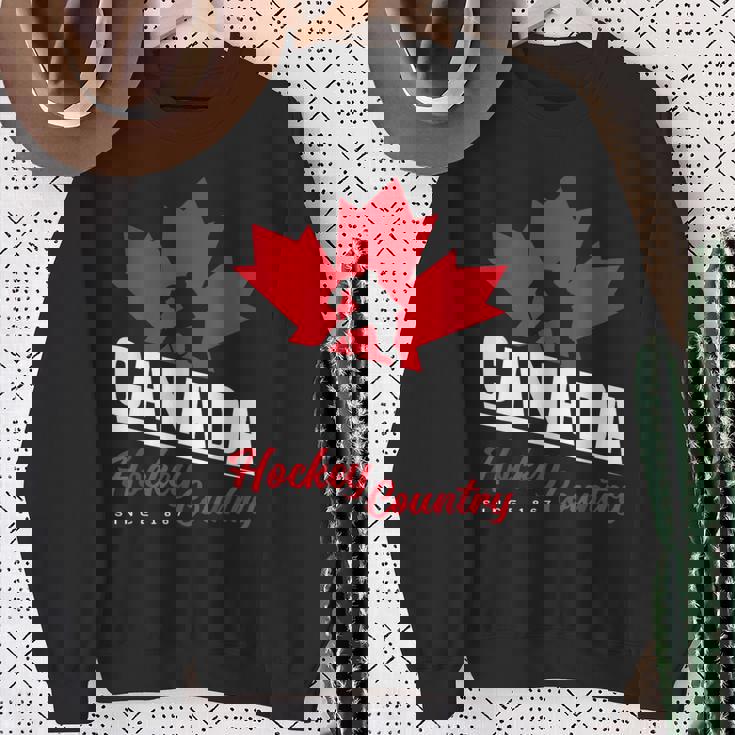 カナダホッケー メープルリーフ アイスホッケー選手 カナダ スウェットシャツ 年配の女性への贈り物