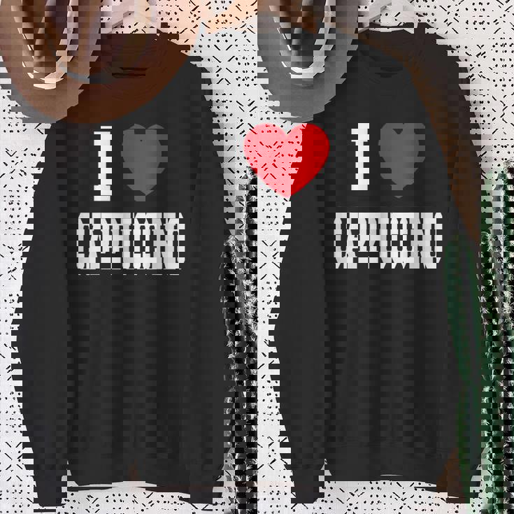 カプチーノ大好き スウェットシャツ 年配の女性への贈り物