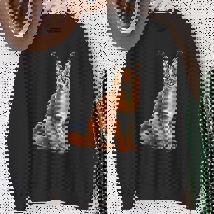 カラカルリンクス スウェットシャツ 年配の女性への贈り物