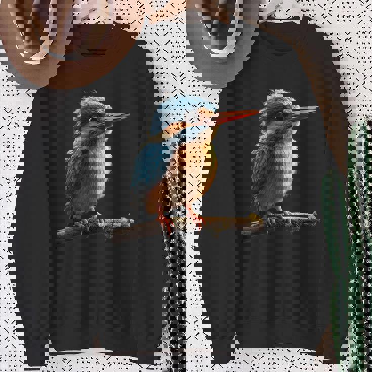 カワセミ カワセミ 鳥 甘いカワセミ カワセミ スウェットシャツ 年配の女性への贈り物